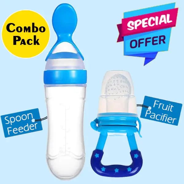 Kids Spoon Feeder + Kids ( Special Pacifier)