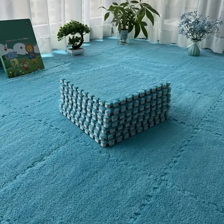 Fluffy Floor Puzzel Carpet