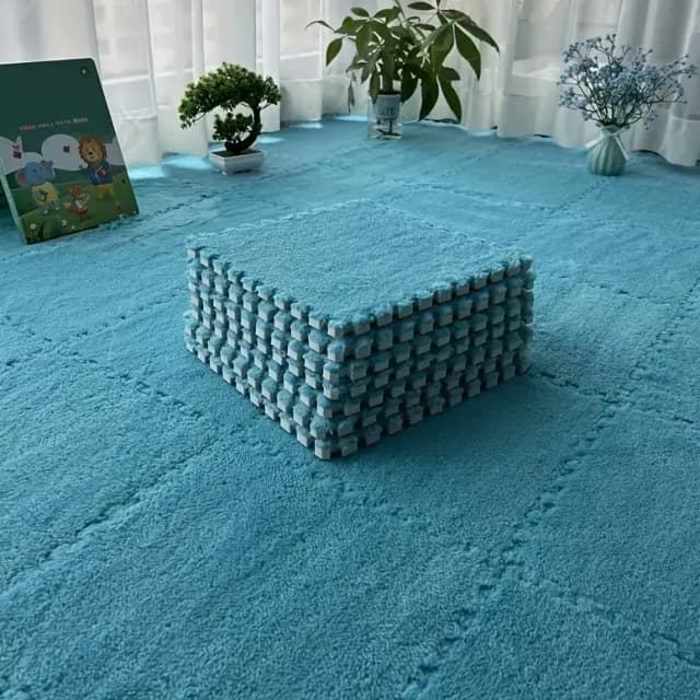 Fluffy Floor Puzzel Carpet